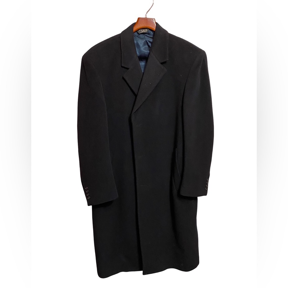 JOS. A. BANK Wool/Cashmere Blend Men's Long Trench Overcoat‎ 40R